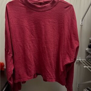 Aerie Berry Long Sleeve Tee